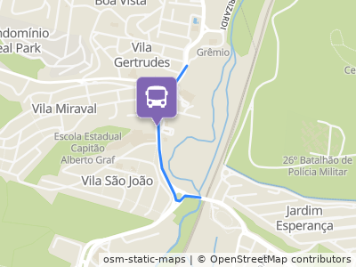 Mapa da parada
