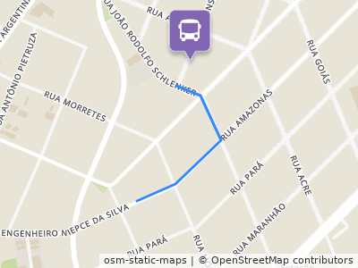 Mapa da parada