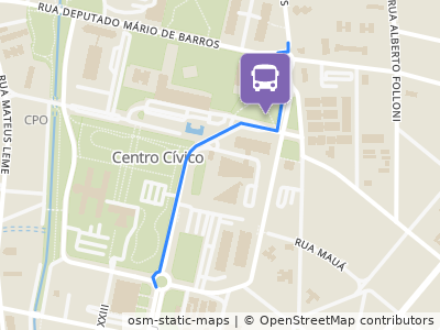 Mapa da parada