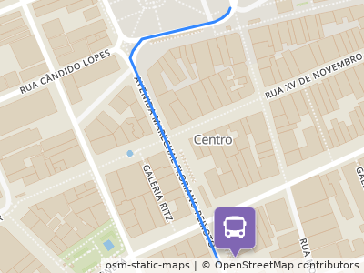 Mapa da parada