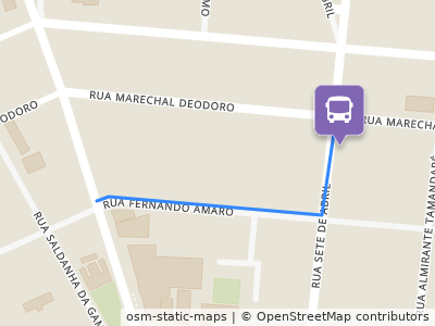 Mapa da parada