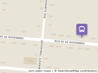Mapa da parada