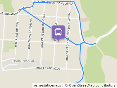 Mapa da parada