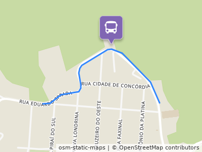 Mapa da parada
