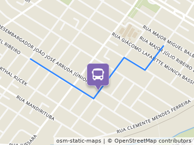 Mapa da parada