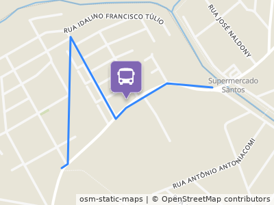Mapa da parada