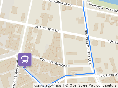 Mapa da parada