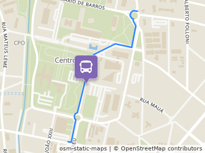 Mapa da parada