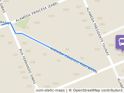 Mapa da parada