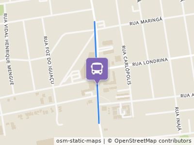 Mapa da parada