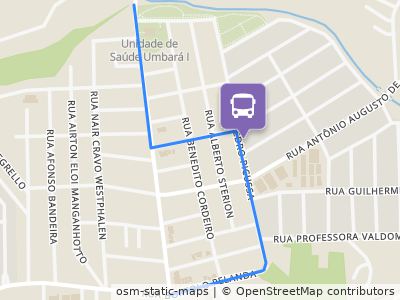 Mapa da parada