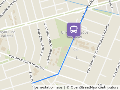 Mapa da parada