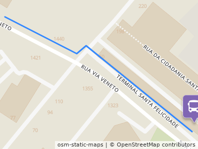 Mapa da parada