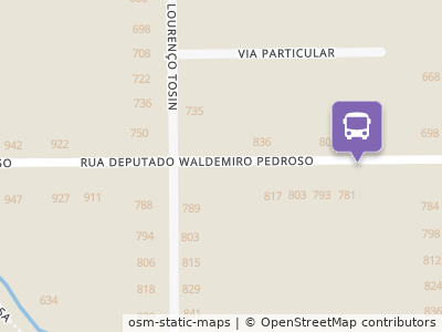 Mapa da parada