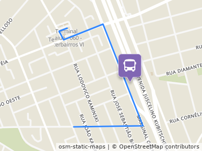 Mapa da parada
