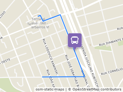 Mapa da parada