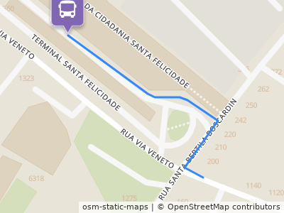 Mapa da parada