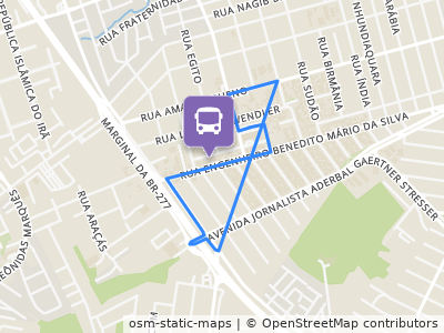 Mapa da parada