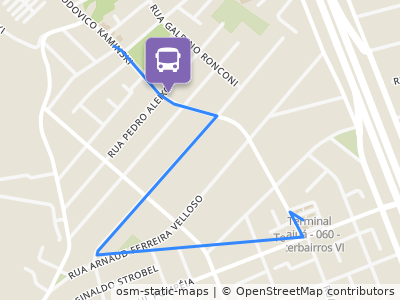 Mapa da parada