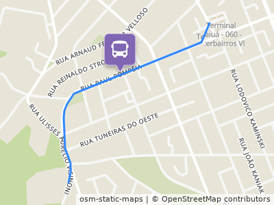 Mapa da parada
