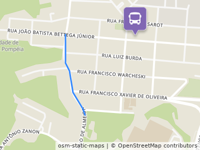 Mapa da parada