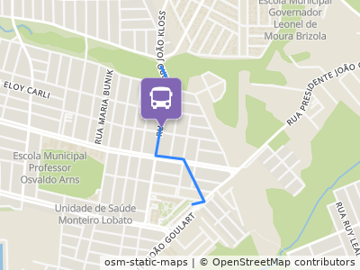 Mapa da parada