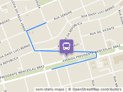 Mapa da parada