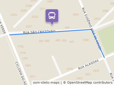 Mapa da parada