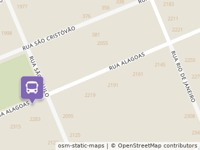 Mapa da parada