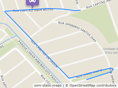 Mapa da parada