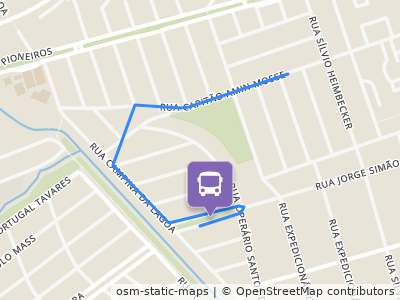 Mapa da parada