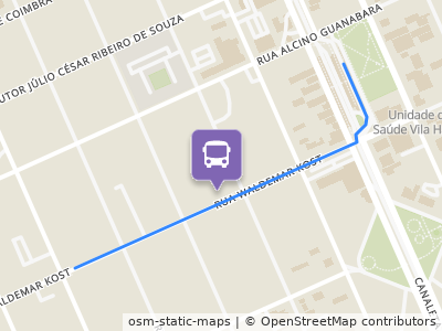 Mapa da parada