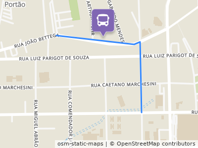 Mapa da parada