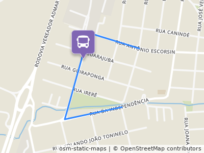 Mapa da parada