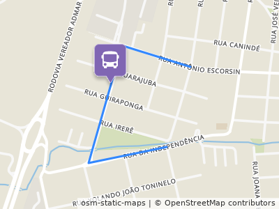 Mapa da parada