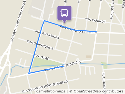 Mapa da parada