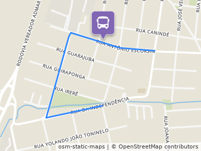 Mapa da parada