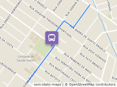 Mapa da parada