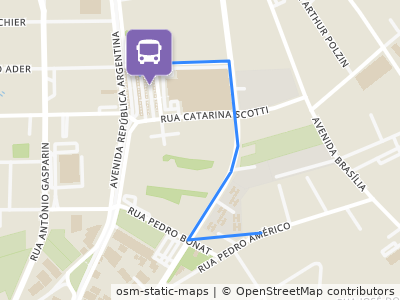 Mapa da parada