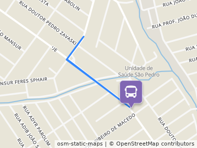 Mapa da parada