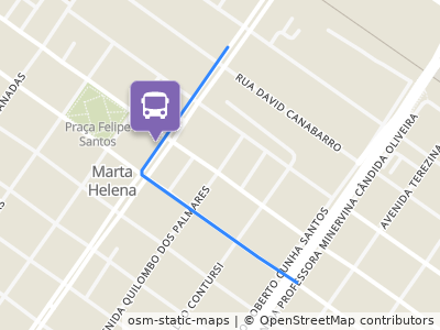 Mapa da parada