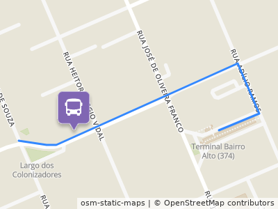 Mapa da parada