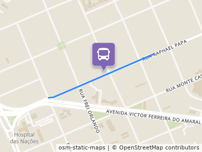 Mapa da parada