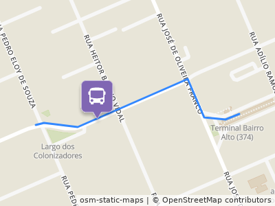Mapa da parada