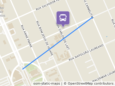 Mapa da parada