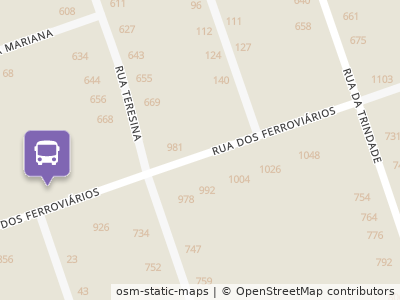 Mapa da parada