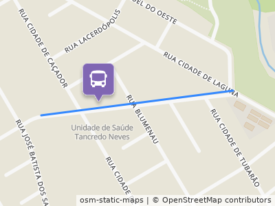 Mapa da parada