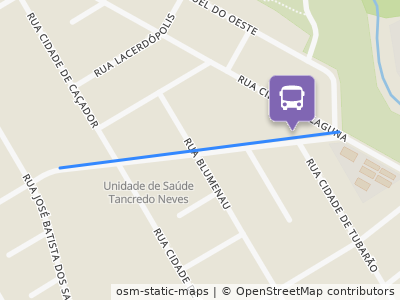 Mapa da parada