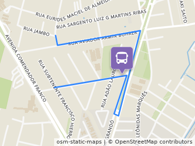 Mapa da parada