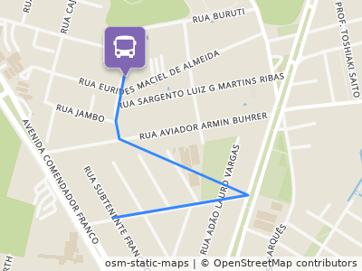 Mapa da parada